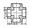 Armatura ze stali kutej Wtyczka sześciokątna ANSI B16.11 ASTM B564 UNS N10665