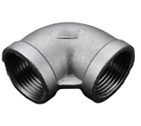 Stainless Steel Tee Joint Elbow / 316 / 304 / 904l Welded / Seamless Pipe Fittings Elbow 90 Degree With Thread End