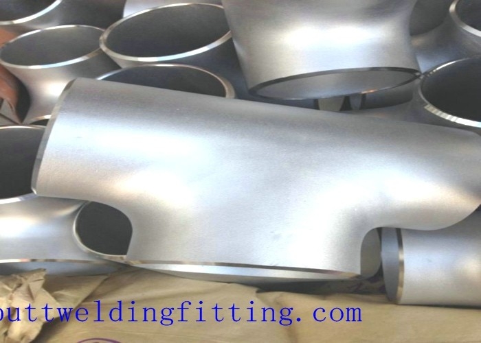 UNS S32750 UNSS32760 Stainless Straight Butt Weld Tee Hot Forming