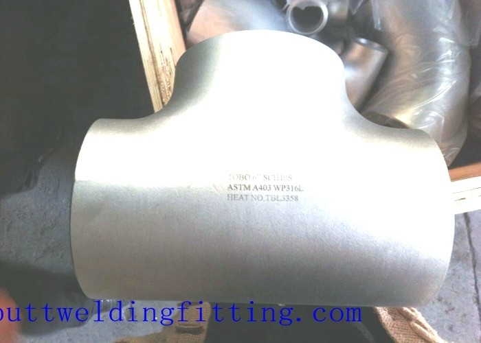 UNS S32750 UNSS32760 Stainless Straight Butt Weld Tee Hot Forming