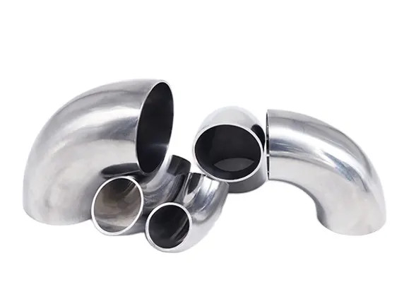 Stainless Steel Tee Joint Elbow / 316 / 304 / 904l Welded / Seamless Pipe Fittings Elbow 90 Degree With Thread End