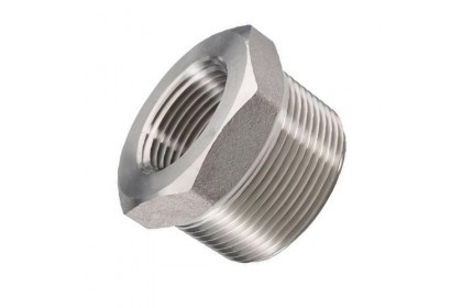 Low Alloy A234  Bushing Threaded Forged Pipe Fittings Reducer Bushing Steel  For Industry