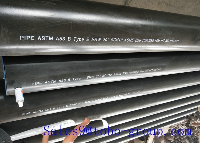 TOBO ASMEB16.9 SCH10 Round API Carbon Steel Pipe ASTM A106 API5L ISO 9001
