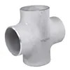 Hot sales ss304 cf8 4 inch stainless steel welded pipe fitting 4 way tee sch40 welded cross