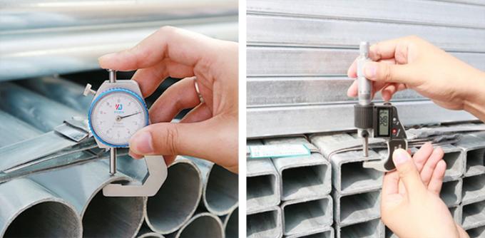 Rusztowanie konstrukcyjne GI na gorąco Okrągłe spawane wstępnie ocynkowane rury stalowe 5