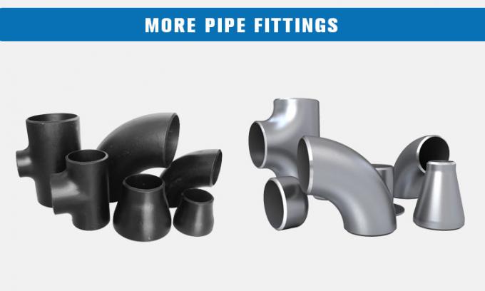 ASME B16.9 Montaż rur Bezszwowy prosty tee SCH40 DN50 ASTM A234 WPB Spoina czołowa 3