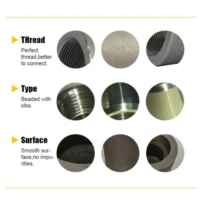 Metalowe łączniki rurowe ze stali nierdzewnej SS316 Forged Resistance Pipe Fittings Threaded NPT 3000LB NPS 1/2"-4" SCH160 ASME B16.11 3