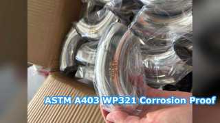 ASTM A403 WP321 Kolanko powrotne 180 stopni Zgodne z NACE