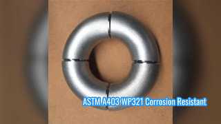 ASTM A403 WP321 Kolanko powrotne 180 stopni Zgodne z NACE