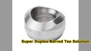 Trójnik ze stali Super Duplex 6 cali SCH80 ASME B6