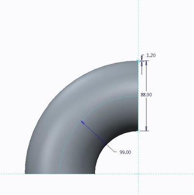 High Quality Aluminum Elbow 22.5 Degree Pipe Elbow Rectangular Duct Elbow