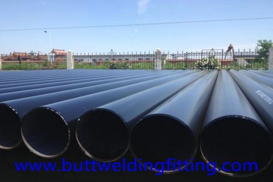 Black Carbon Steel Pipes SCH 10 - SCH XXS Enhanced Anti Corrosion Coating Payment by T/T