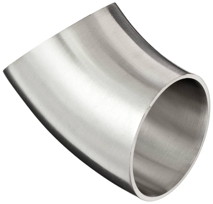 METAL ASTM SCH40 316L 45 Degree Long Radius Elbow 70MM Stainless Steel Elbow Factory Supplier Customized