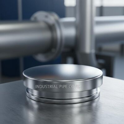 Caps Round Stainless Steel Pipe Cover Cap Polished Durable Corrosion Resistant Seamless Fit for Industrial Piping Systems