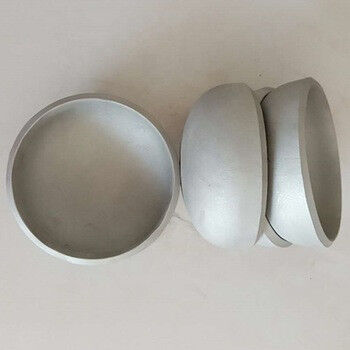 Customized 304/316L Stainless Steel Cap, 10mm Wall Thickness 24" Pipe Fitting Anti-Corrosion