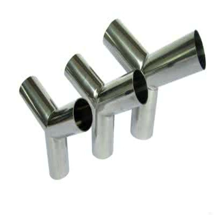 Y Type Copper Tee Refrigeration Butt Weld Fittings Copper Pneumatic Connector