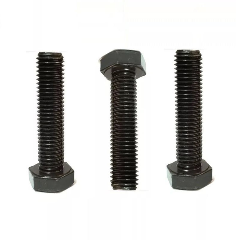 DIN933 931 Grade 8.8 Stainless Steel Hexagon Head Bolts M20 M24 M30 Black Oxide Hex Head Bolts
