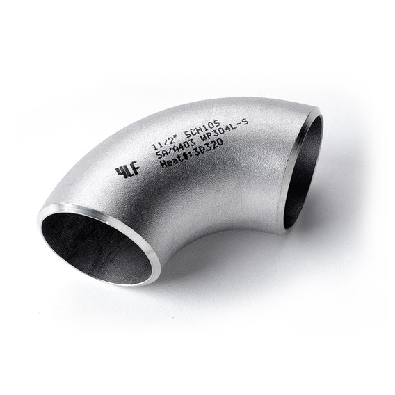 Butt Welded Stainless Steel Elbow 90 Degree Long Radius Elbow  Tube Fitting
