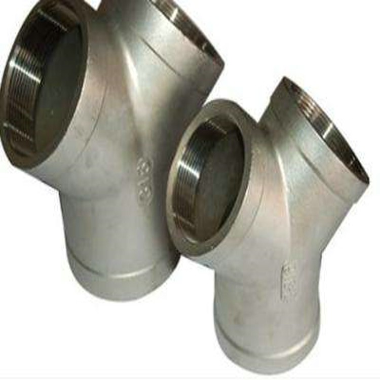 Y Type Copper Tee Refrigeration Butt Weld Fittings Copper Pneumatic Connector