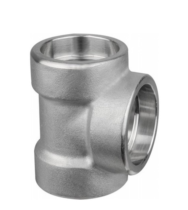 SW Tee Socket Welding Fitting Forged Pipe Fitting TR TS NPS 1/8