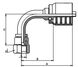 Factory Direct OEM Or ODM Accept Carbon Steel Hydraulic Industrial Hose Union Fitting