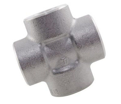 Cross Stainless Steel 316 / 316L ASME B16.11 Socket Weld Fittings For Oil Water