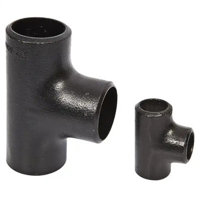 1/2 Inch To 42 Inch Sch40 API 5L X42 X65 X70 Carbon Steel Seamless Butt Welding Equal Tee Ansi B16.9 S Reducing Tee