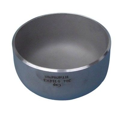 China Hot Stainless Steel Pipe End Caps Threaded Forged Fitting 6'' SCH10 Round A403 Grade WP 304