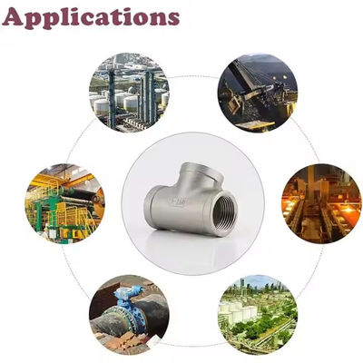 Stainless Steel Tee for Welding and Forging with SGS/BV/ABS/LR/TUV/DNV/BIS/API/PED Certification from Shanghai Mainland