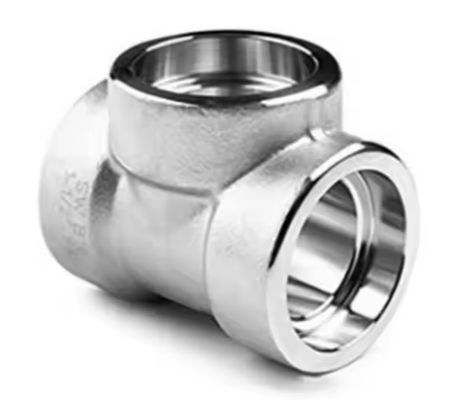 2'' SCH40 Pipe Fittings Tee Duplex Stainless Steel 2205 / UNS S31803 Equal / Reducing Tee