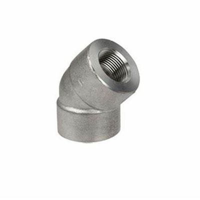 90° Forged Steel Elbow, SW/Threaded Pipe Fitting, 3000LB-9000LB, ASME B16.11 Standard