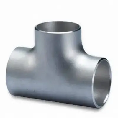 ASME B16.9 Barred Tee Butt Weld SCH 80 Stainless Steel Corrosion Resistant Pipe Fitting