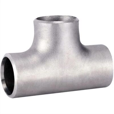 C70600 Miedź Nikel Równy Tee Butt Weld Pipe Fitting CuNi 90/10 Woda morska Bezproblemowa konstrukcja