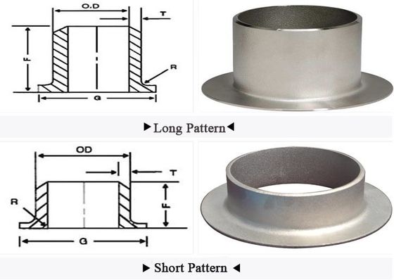 Butt Weld Pipe Fittings Stainless Steel Stub End SS Stub End Stainless Steel 904 904L Welded Pipe Fittings Stub End